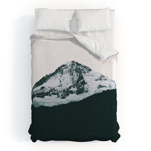 Hannah Kemp Mount Hood Black and White Duvet Cover