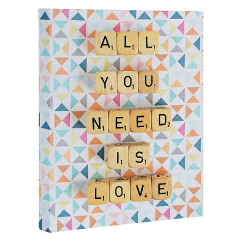Happee Monkee All You Need Is Love 2 Art Canvas