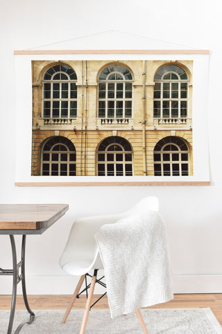 Happee Monkee Chateau Windows Art Print And Hanger