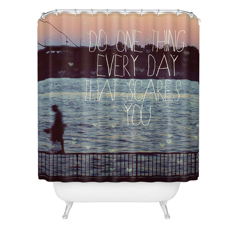 Happee Monkee Do One Thing Every Day Shower Curtain