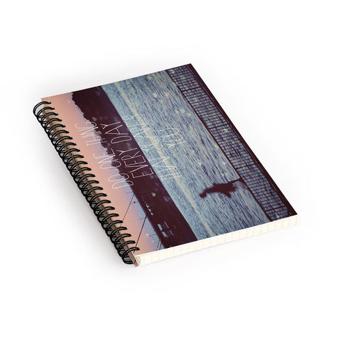 Happee Monkee Do One Thing Every Day Spiral Notebook