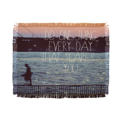 Happee Monkee Do One Thing Every Day Throw Blanket