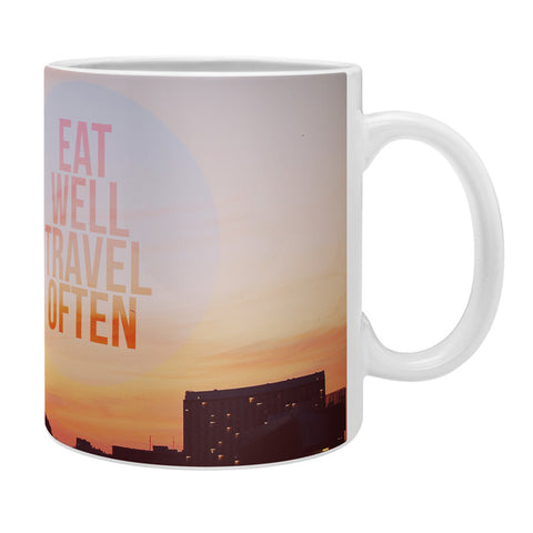 Happee Monkee Eat Well Travel Often Coffee Mug