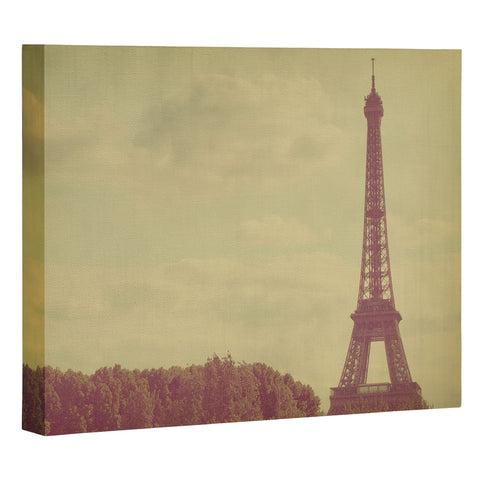 Happee Monkee Eiffel Tower Art Canvas