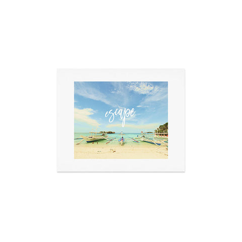 Happee Monkee Escape Beach Series Art Print