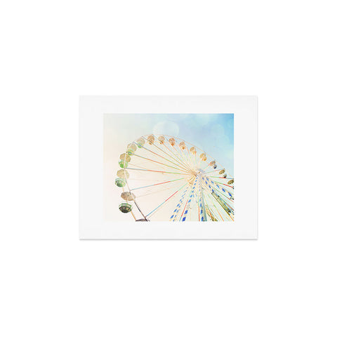 Happee Monkee Ferris Wheel Art Print