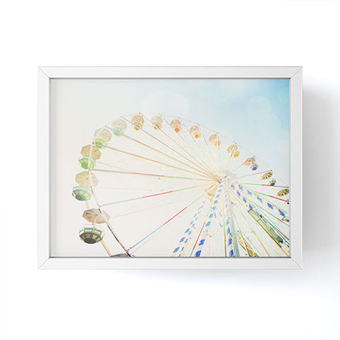 Happee Monkee Ferris Wheel Framed Mini Art Print