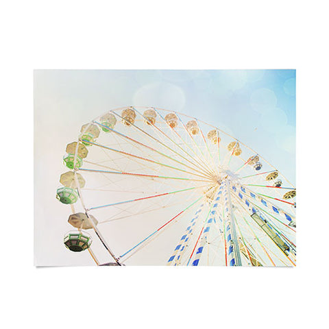 Happee Monkee Ferris Wheel Poster