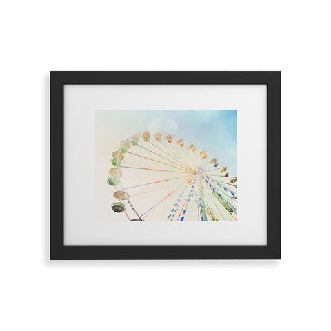 Happee Monkee Ferris Wheel Framed Art Print