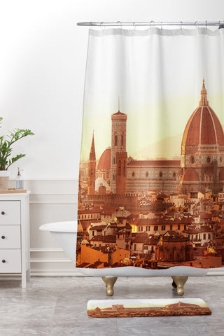 Happee Monkee Florence Duomo Shower Curtain And Mat