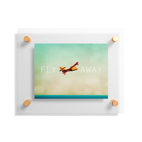 Happee Monkee Fly Away Floating Acrylic Print