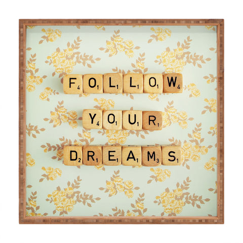 Happee Monkee Follow Your Dreams Square Tray