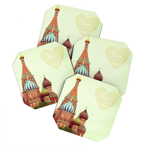 Happee Monkee From Russia With Love Coaster Set