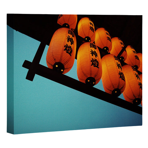 Happee Monkee Japanese Lanterns Art Canvas