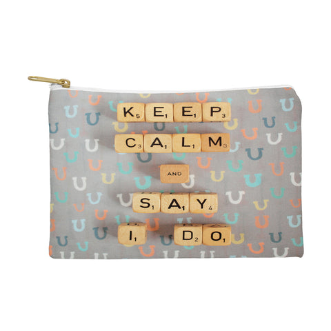 Happee Monkee Keep Calm And Say I Do Pouch