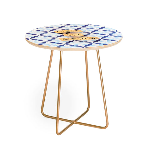 Happee Monkee Let It Snow Round Side Table