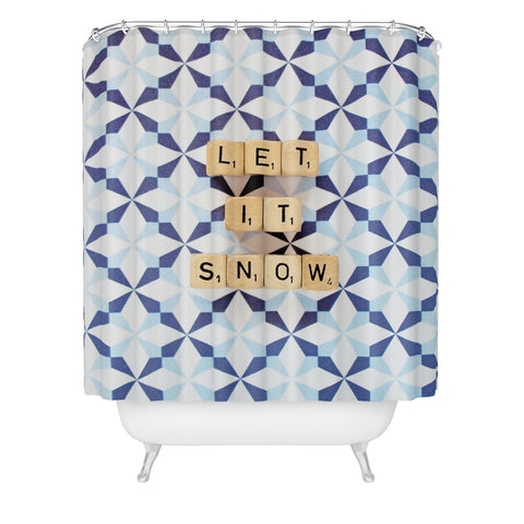 Happee Monkee Let It Snow Shower Curtain