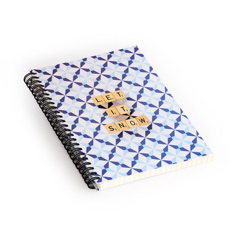 Happee Monkee Let It Snow Spiral Notebook
