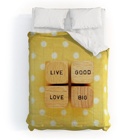 Happee Monkee Live Good Love Big Comforter