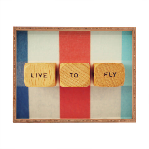 Happee Monkee Live To Fly Rectangular Tray