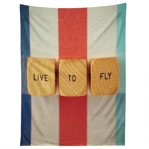 Happee Monkee Live To Fly Tapestry