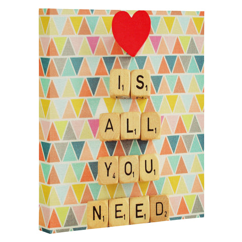 Happee Monkee Love Is All You Need Art Canvas