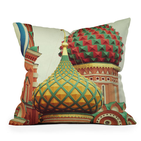 Happee Monkee Moscow Onion Domes Throw Pillow