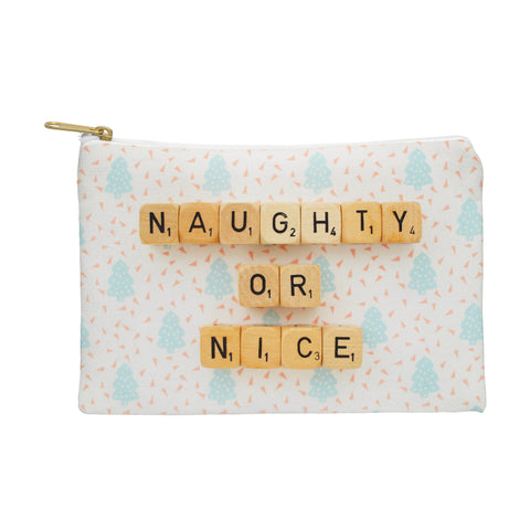 Happee Monkee Naughty or Nice Scrabble Pouch