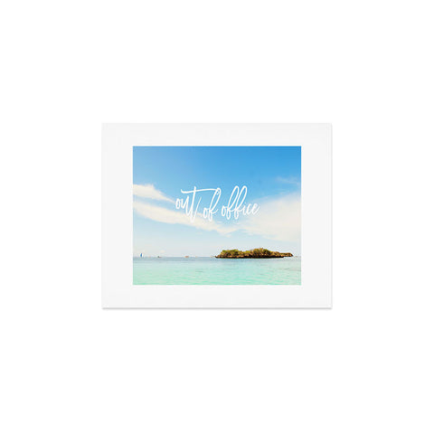 Happee Monkee Out Of Office Beach Series Art Print
