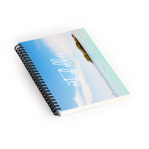 Happee Monkee Out Of Office Beach Series Spiral Notebook