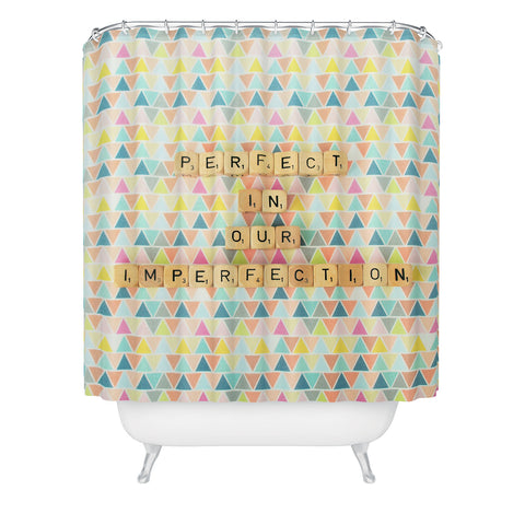 Happee Monkee Perfection In Our Imperfection Shower Curtain