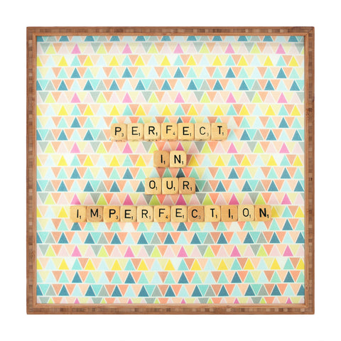 Happee Monkee Perfection In Our Imperfection Square Tray