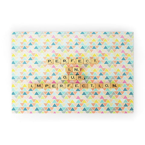 Happee Monkee Perfection In Our Imperfection Welcome Mat