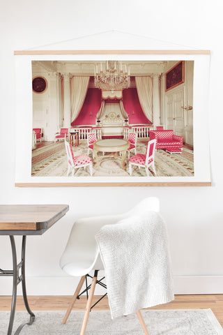 Happee Monkee Pink Princess Bedroom Art Print And Hanger