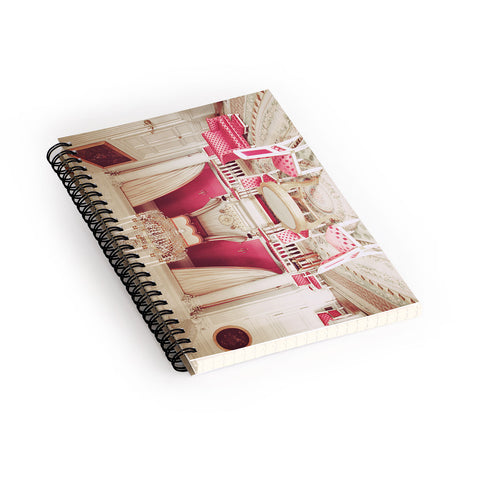 Happee Monkee Pink Princess Bedroom Spiral Notebook