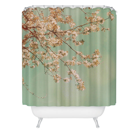 Happee Monkee Plum Blossoms Shower Curtain