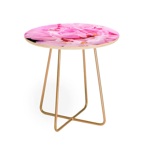 Happee Monkee Pretty Pink Peony Round Side Table