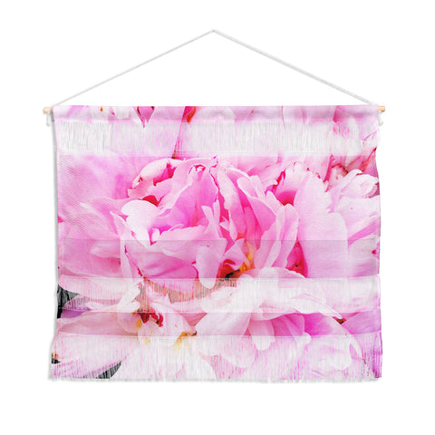 Happee Monkee Pretty Pink Peony Wall Hanging Landscape