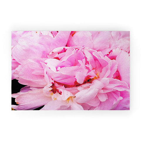 Happee Monkee Pretty Pink Peony Welcome Mat