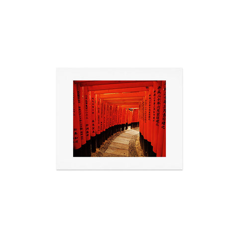 Happee Monkee Red Gates Kyoto Art Print