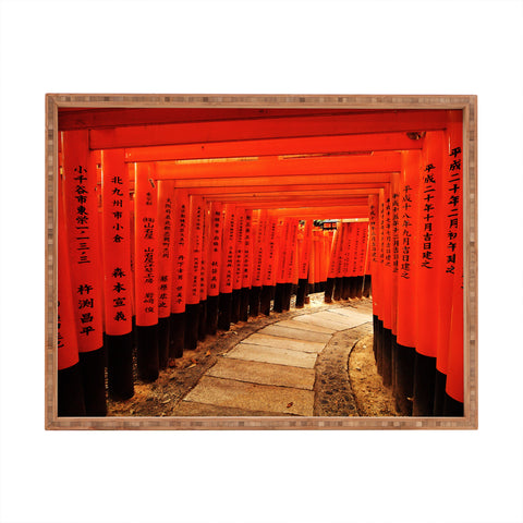 Happee Monkee Red Gates Kyoto Rectangular Tray