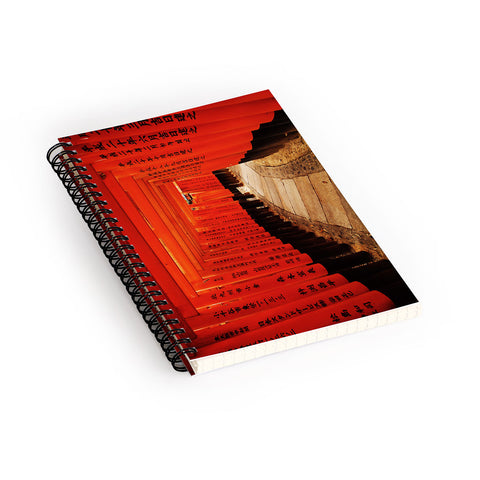 Happee Monkee Red Gates Kyoto Spiral Notebook
