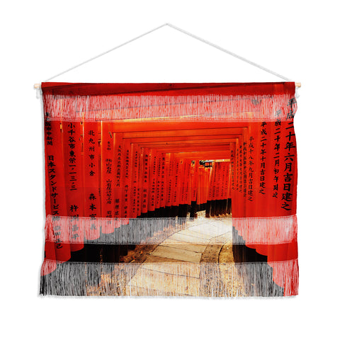 Happee Monkee Red Gates Kyoto Wall Hanging Landscape