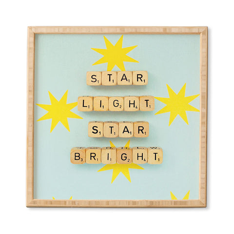 Happee Monkee Star Light Star Bright Framed Wall Art
