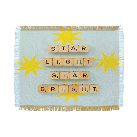 Happee Monkee Star Light Star Bright Throw Blanket