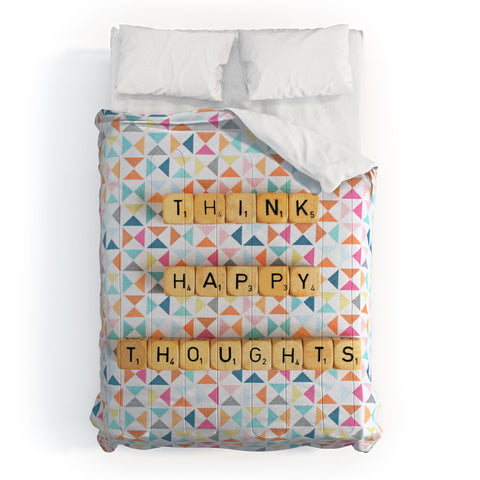 Happee Monkee Think Happy Thoughts Comforter