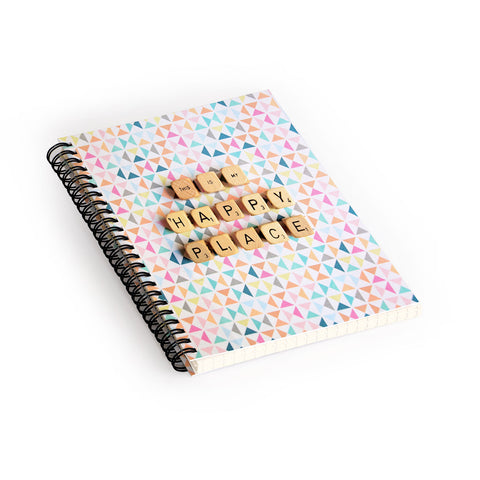 Happee Monkee This Is My Happy Place Spiral Notebook