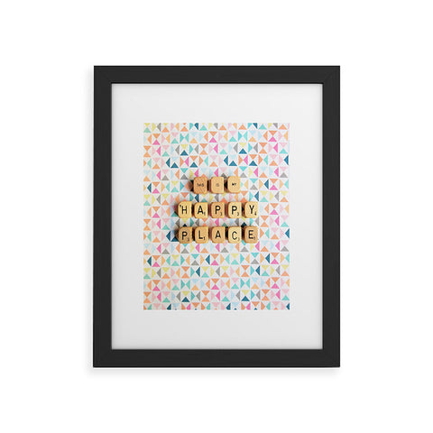 Happee Monkee This Is My Happy Place Framed Art Print