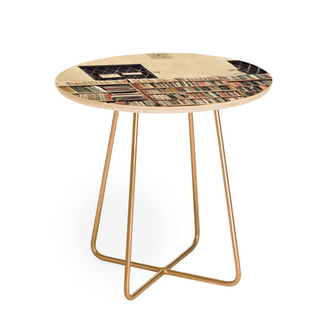 Happee Monkee Venice Bookstore Round Side Table