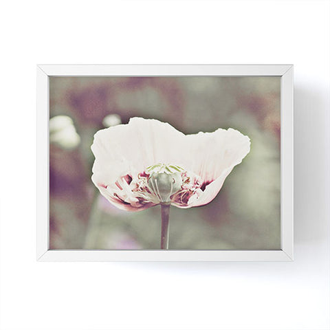 Happee Monkee Violet Poppy Framed Mini Art Print